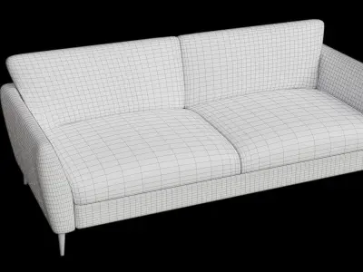 Becky 3s Sofa 3D model