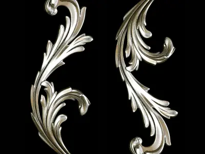 Classic carved 055 3D model