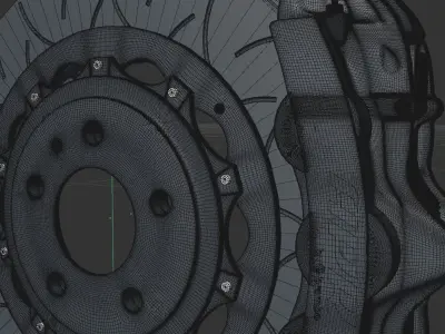 APR brembo brakes 3D model