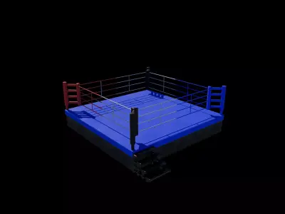 boxing ring  3D model