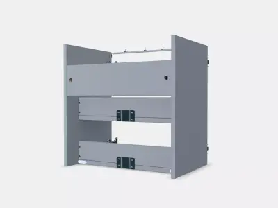 ENHET Base cb f washbasin w shelf 1 Low-poly 3D model