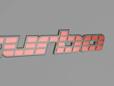 Holden VL Turbo bage 3D print model