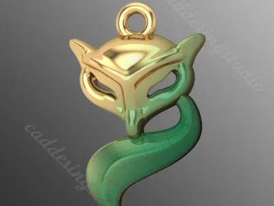 Pendant kt41 3D print model