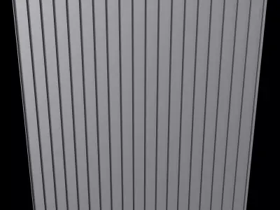 Metal sheet roofing 25O17 3D model