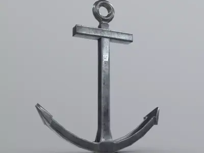 CC0 - Anchor Free low-poly 3D model