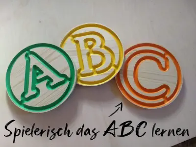 Balanceboard maze inlay set 10 3D model