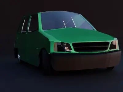 Maruthi 800 low poly rigged Low-poly 3D model