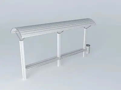 Bus stop  Free 3D model