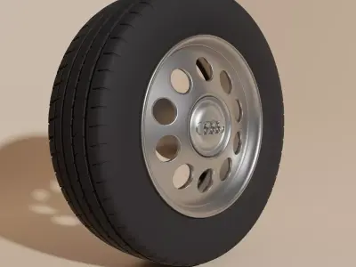 Original audi wheel 3D model