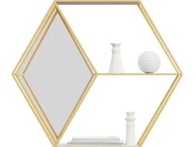 Chertsey Shelve Decoration 3D model
