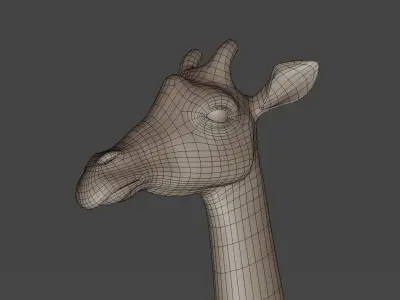 Giraffe model 3D model
