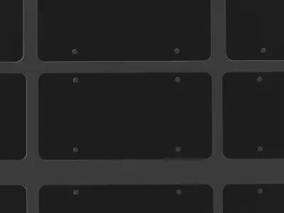 License Plate 3D model