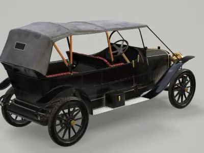 Russo-Baltique K12-20 Low-poly 3D model