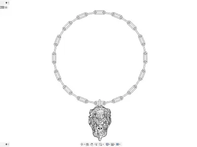 The Lion King Mane Pendant 3D print model