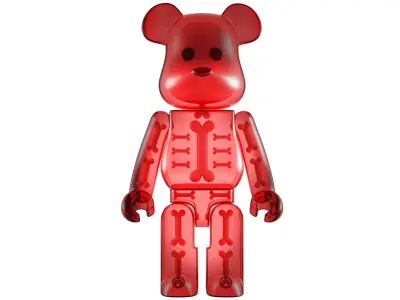 Bearbrick Low-poly 3D model