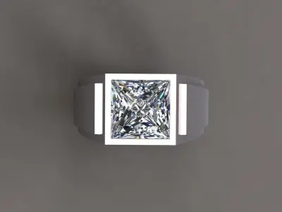 prince ring 3D print model