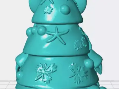 Christmas Mice 3D print model