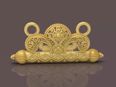 Designer Matt Pendant - 0102 3D print model