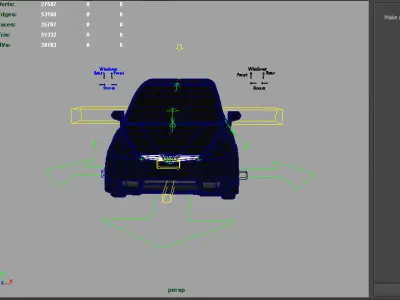 Car Concept Hatchback Google AAA Low-poly 3D model