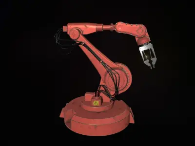 manipulator Low-poly 3D model