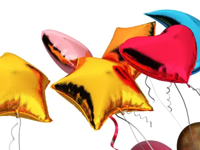 balloon Low-poly 3D model