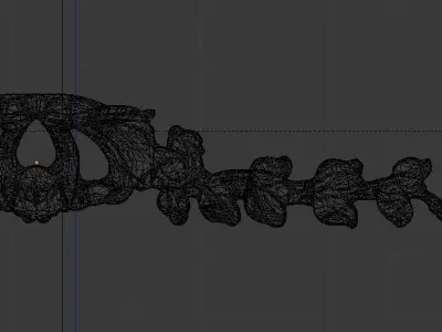 Classic decor ornament v-3D model 41 3D model