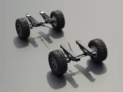 LIFT KIT 02A-2 LEAF SPRINGS 3D print model