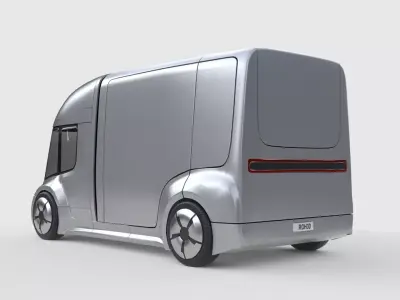 Autonomous Urban Delivery Vehicle 3D model