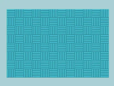 Wall Panel A05 Stripes - Interior Design Decoration 3D print model