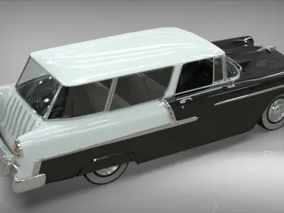 Chevy Belair Wagon Nomad 1955 3D model