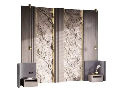Decorative Wall panel  10 3D model