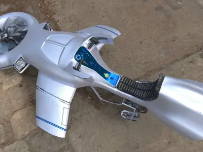 Hover bike 3D model