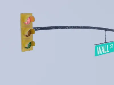 traffic light 3D model
