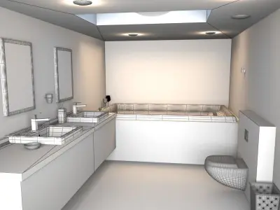 Bathroom collection 3D model