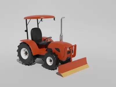 tractor 3D model