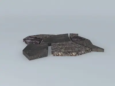 Paver Stone Path Free 3D model