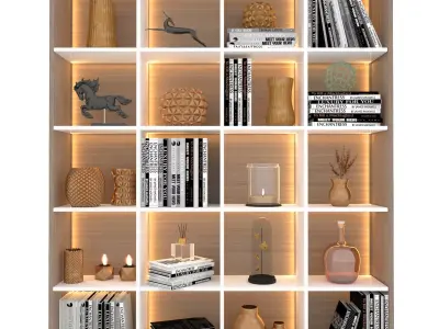 decorative set rack 3D model