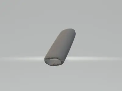 Defender pedal cockpit area for pedals and seat clip Scan  3D model