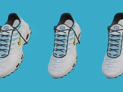 Nike Air Max Plus tn Low-poly 3D model