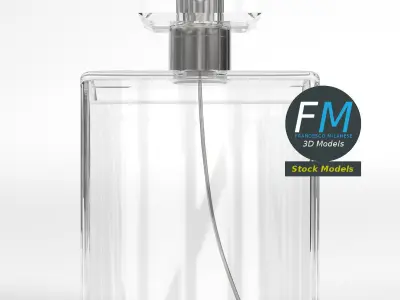 Elegant perfume bottle 3D model
