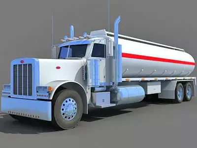 Heavy Tanker Truck 3D model
