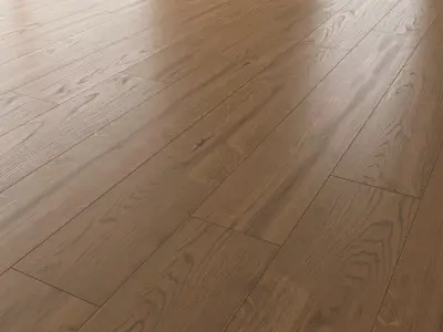 Wood Floor Oak Black Walnut Sanded 3D model