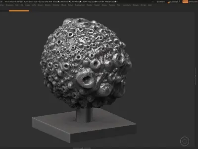 Modern Abstract Decorative sculpture 3d print model 114 3D print model