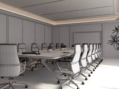 meeting room 3D model