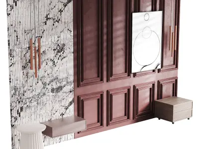 Decorative Wall panel  40 3D model