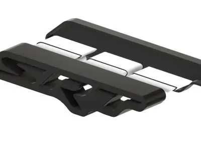 SRT Logo for Bumper whit LED Two Avaiable Versions 3D print model