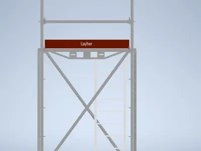 Scaffolding Allround Tower 3D model