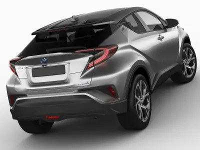 Toyota C-HR 2017 3D model