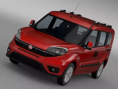 Fiat Doblo 152 2017 3D model