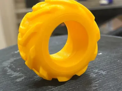 Die cast Truck OFF ROAD tyre - Rugged 3D print model